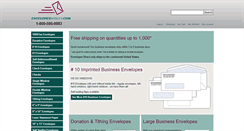 Desktop Screenshot of envelopesdirect.com